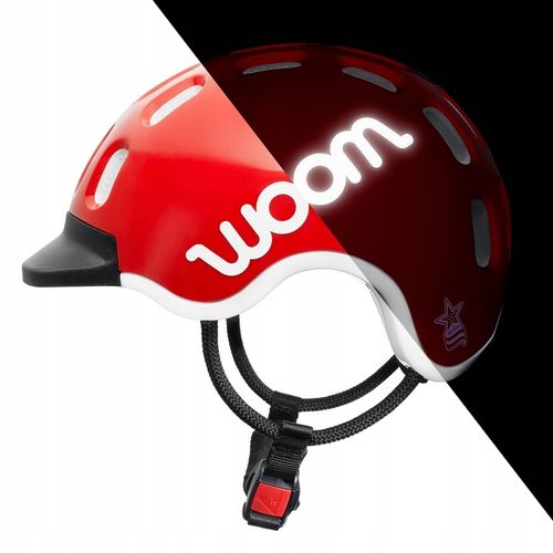 Kask rowerowy dziecięcy woom Kids czerwony S 50-53 cm na Arena.pl