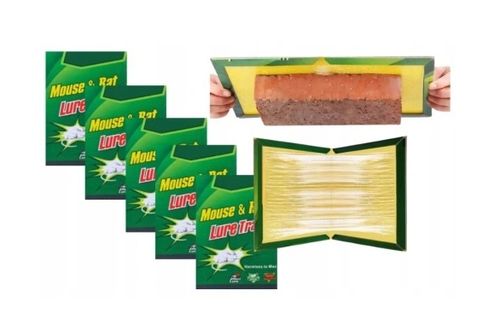 50x SILNY LEP NA MYSZY PUŁAPKA Z KLEJEM ŁAPKA SZCZURY MYSZOŁAPKA na Arena.pl