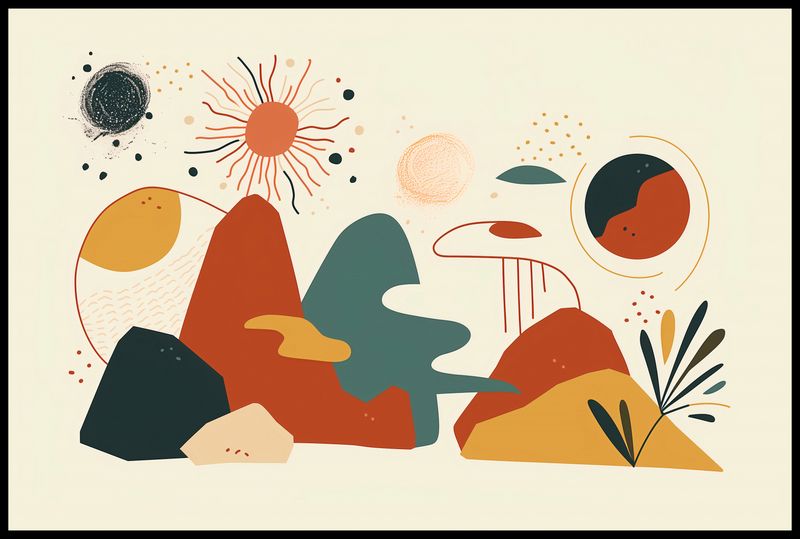 Plakat 91,5x61cm Kosmos Barw zdjęcie 2