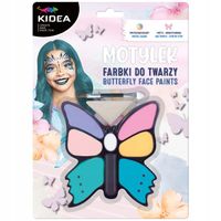 FARBKI DO TWARZY MOTYLEK 8 KOLORÓW KIDEA 1997