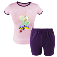 Krótka Piżama dziecięca Sonic - Szybki jak błyskawica