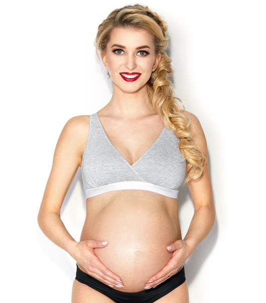 BIUSTONOSZ DO KARMIENIA MITEX LILLY, SZARY, XS zdjęcie 4