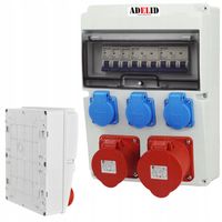 ROZDZIELNICA ROZDZIELNIA BUDOWLANA SKRZYNKA ZABEZPIECZONA 32 16 5P