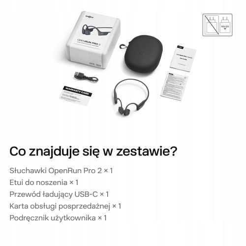 Słuchawki Shokz OpenRun Pro 2 Czarne na Arena.pl