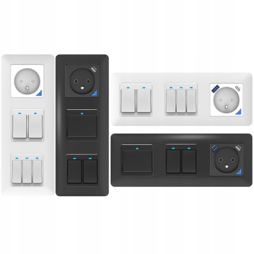 Inteligentne gniazdo z pomiarem prądu USB WiFi TUYA PSMART białe na Arena.pl