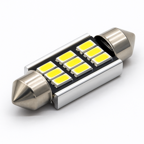 ŻARÓWKA RURKOWA 9 LED + RADIATOR zdjęcie 2