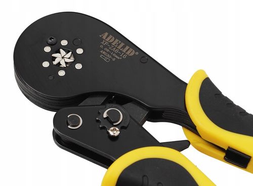 ZACISKARKA PRASKA DO TULEJEK KONEKTORÓW KABLI SZEŚCIOKĄTNA 0,08-16 mm2 na Arena.pl