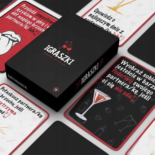 Karty IGRASZKI – Zakrapiana Gra dla Par - Zmysłowe Wyzwania i Pytania na Arena.pl