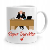 Dla Dyrektora Kubek Super Dyrektor Prezent Z Nadrukiem Ze Zdjęciem