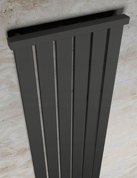 Grzejnik dekoracyjny LOTUS 160x30 CZARNA STRUKTURA zdjęcie 6