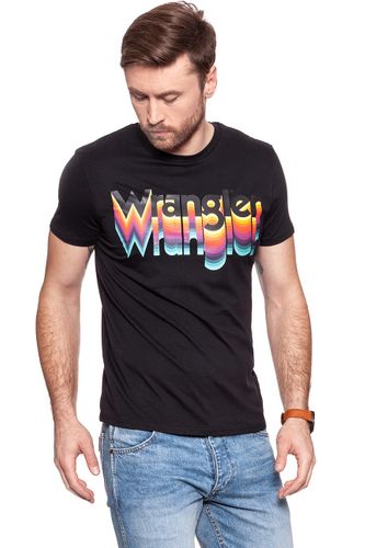 WRANGLER LOGO TEE BLACK W7B62FQ01 M na Arena.pl