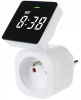 PROGRAMATOR CZASOWY TIMER CYFROWY 8 PROGRAMÓW 3680W EKRAN LCD 16A IP20