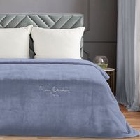 Ekskluzywny koc CLARA 160X220 Pierre Cardin grafitowy