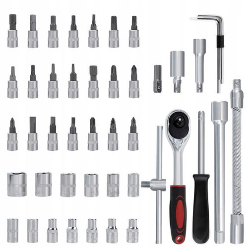 ZESTAW NARZĘDZI BITY KLUCZE INBUSY TORX WALIZKA NARZĘDZIOWA 46 ELEMENTÓW na Arena.pl