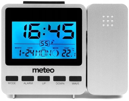 ZEGAR Z PROJEKTOREM TERMOMETR BUDZIK STACJA POGODY DCF na Arena.pl