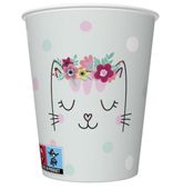 KUBECZKI PAPIEROWE DAISY POL-MAK 8SZT 250ML