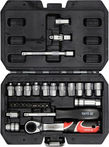 ZESTAW NASADEK PRZELOTOWYCH SPLINE 1/4" zdjęcie 4