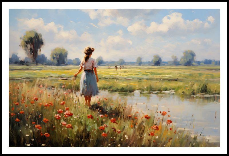 Plakat 91,5x60cm Wiejski Spokój zdjęcie 3