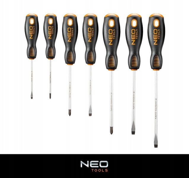 NEO KOMPLET ZESTAW WKRĘTAKÓW 7 ELEMENTÓW MAGNETYCZNE S2 BLISTER 04-206 zdjęcie 3