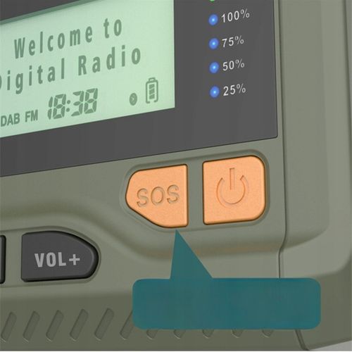 PRZENOŚNE RADIO SOLARNE KORBKA SOS AI&JL DYNAMO AWARYJNE LATARKA na Arena.pl