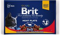 BRIT KOT saszetki PREMIUM Meat Plate 4x100g