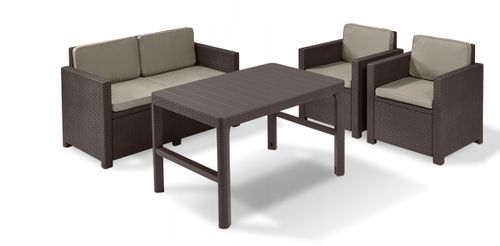 Keter Stół Stolik Ogrodowy Regulowany 2W1 Brązowy na Arena.pl