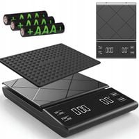 WAGA KUCHENNA PRECYZYJNA 3000g / 0,1g WYŚWIETLACZ LICZNIK DO PARZENIA KAWY