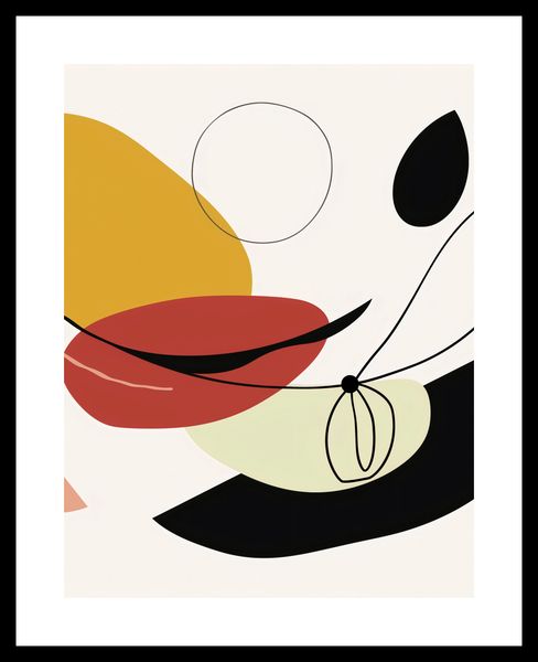 Plakat 50x65cm Geometryczna Krzywizna zdjęcie 3