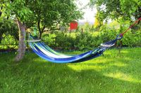 DUŻY HAMAK 2-OS MOCNY XXXL 260x150 TORBA+ PODUSZKA