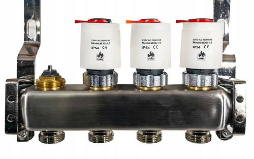 SIŁOWNIK TERMOELEKTRYCZNY DO ROZDZIELACZA ZAWORU GWINT M30 x 1,5 230V NC na Arena.pl