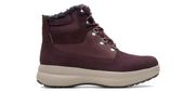 Clarks Botki Damskie - Un Orbit Lace - rozmiar 37 - Burgundowe, Skórzane