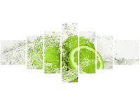 160CM 70CM OBRAZ 7 ELEM LIMONKA WODZIE ŚCIENNY