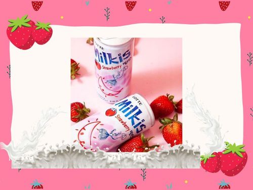 Milkis napój mleczny koreański truskawkowy bezalkoholowy gazowany o smaku strawberry puszka 250ml na Arena.pl