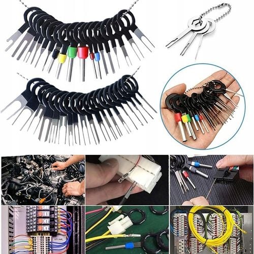 ZESTAW 100SZT KLUCZE WYJMAKI DO PINÓW KONEKTORÓW KOSTEK DEMONTAŻ na Arena.pl