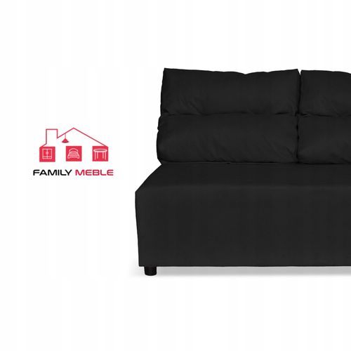 Kanapa sofa KIMO funkcja spania pojemnik Family Meble Hunter czarny welur na Arena.pl