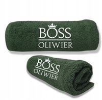 Ręcznik z własnym HAFTEM Logo Dzień CHŁOPAKA IMIĘ