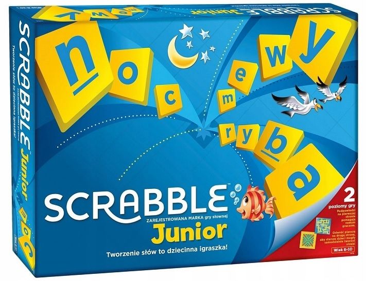 Gra SCRABBLE Junior Y9735 /6 zdjęcie 2