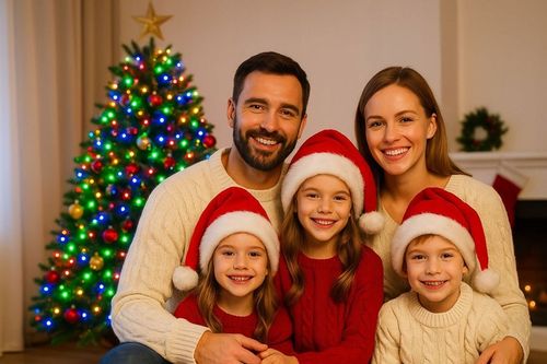 LAMPKI CHOINKOWE 500 LED MULTIKOLOR ŚWIĄTECZNE WEWNĘTRZNE ZEWNĘTRZNE na Arena.pl