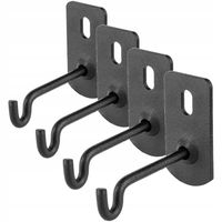 Kadax Wieszak Uchwyt Ścienny Metalowy Loft 4szt