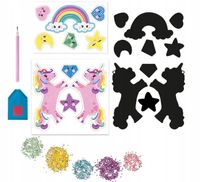 UNICORN JEDNOROŻCE zestaw kreatywny 2w1 bransoletki, mozaika diamentowa