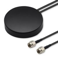 Qoltec Antena GPS + 4G, GLONASS dookólna 28dBi 50W 2xSMA męski Zewnętrzna