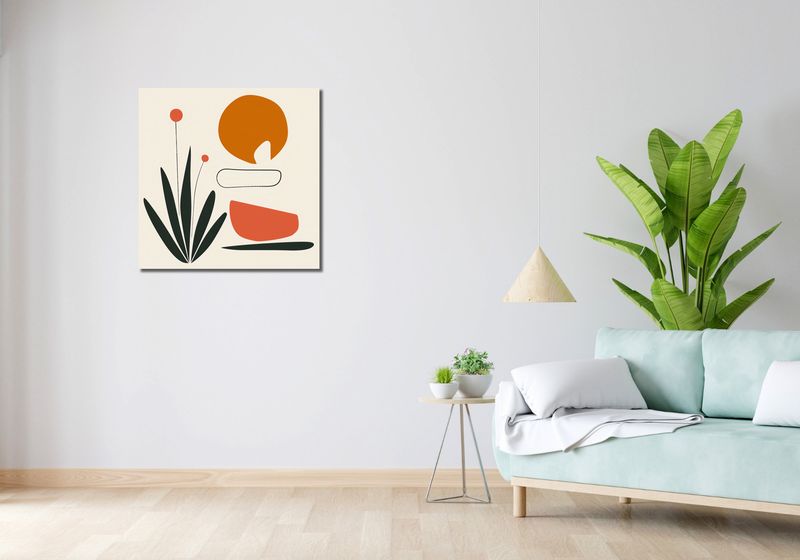 Obraz 70x70cm Pełnia Ekspresji zdjęcie 2