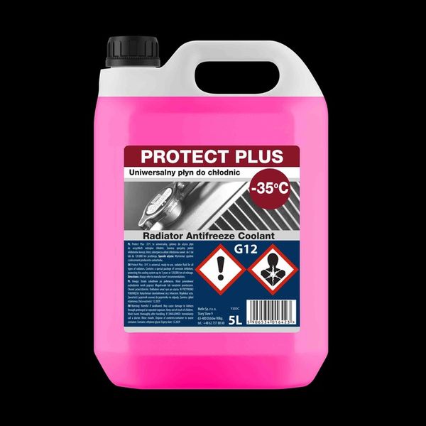 PŁYN DO CHŁODNIC CZERWONY 5L PROTECT PLUS K2 zdjęcie 1