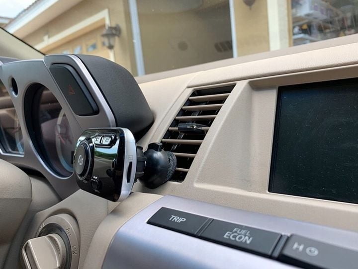 TRANSMITER BLUETOOTH FM SAMOCHODOWY 2X SZYBKA ŁADOWARKA AUX USB-C zdjęcie 3