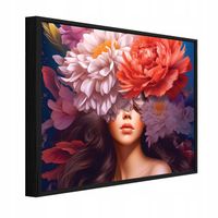 Obraz W Ramie Na Płótnie Do Sypialni Salonu Kobieta 60x40