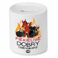 Skarbonka Dla Piekielnie Dobrego Dziennikarza Z Nadrukiem Ze Zdjęciem