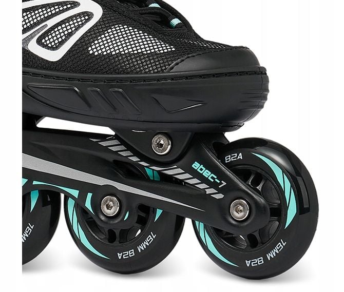 Rolki Regulowane RAVEN Advance Black/Mint 35-39 zdjęcie 2