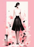 Plakat 40x55cm Pastelowe Love