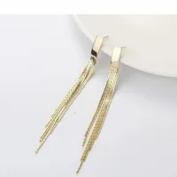 KOLCZYKI WISZĄCE CHWOST DAMSKIE DLA NIEJ 18K+GRATIS WORECZEK PREZENTOWY