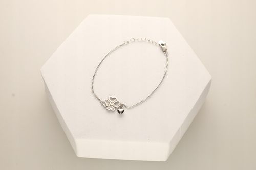 SREBRNA BRANSOLETKA DAMSKA KONICZYNKA SREBRO 925 NA WALENTYNKI ORYGINALNA na Arena.pl